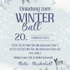 Einladung Winterball