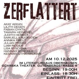 Einladung zur Lesung des Kurses „Kreatives Schreiben“