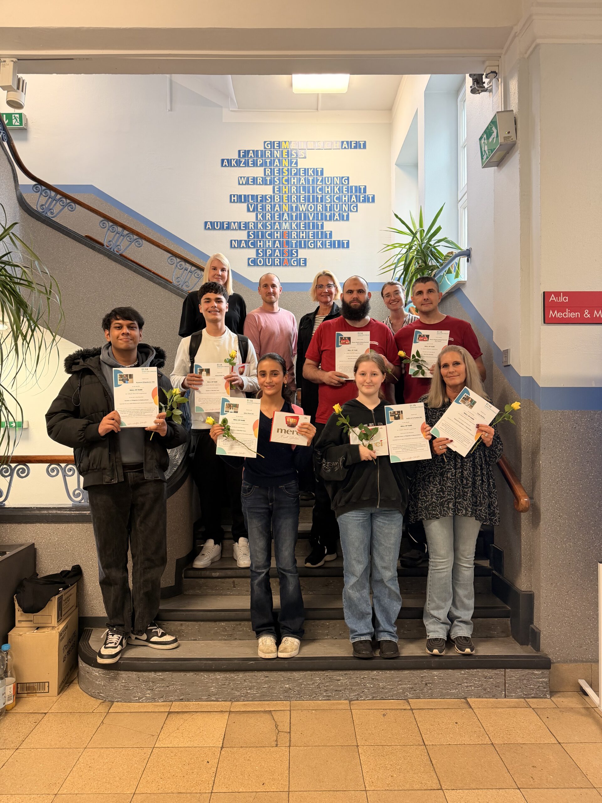 Wall of Fame – Engagement, das unsere Schulgemeinschaft bewegt Wall of Fame – Engagement, das unsere Schulgemeinschaft bewegt